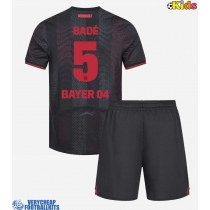 Bayer Leverkusen Loic Bade #5 Replica Home Minikit 2025-26 Short Sleeve (+ pants)